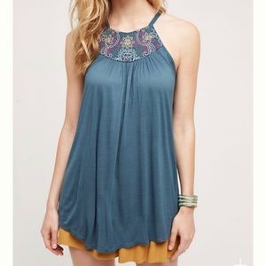 One September embroidered tank